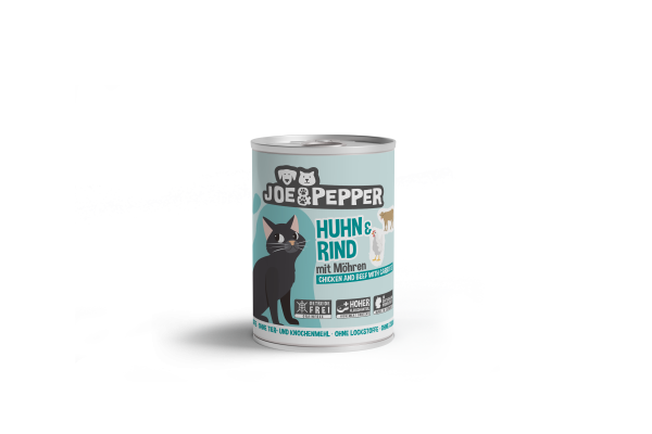 Huhn & Rind mit Möhren