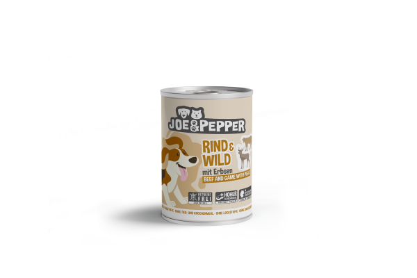 Rind & Wild mit Erbsen