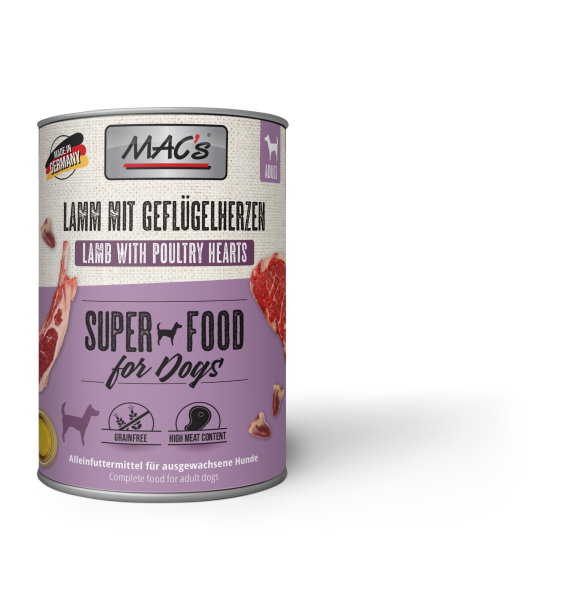 Lamm mit Geflügelherzen