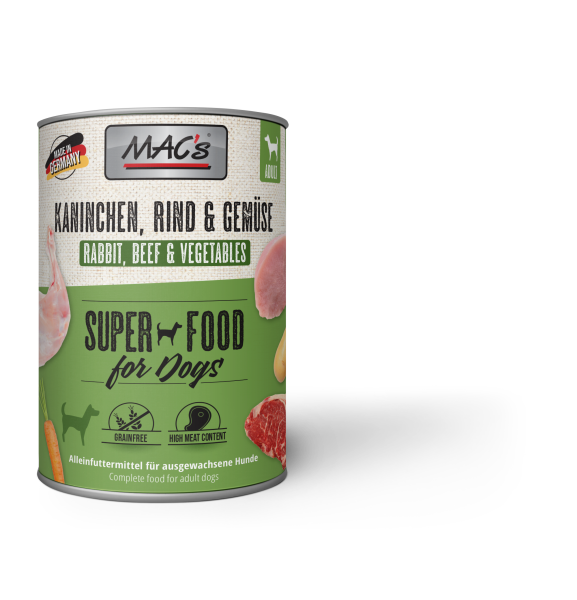 Kaninchen, Rind & Gemüse