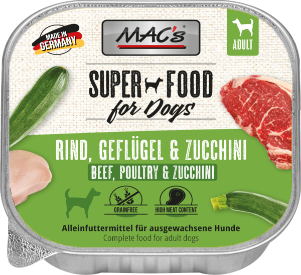 Rind, Geflügel & Zucchini