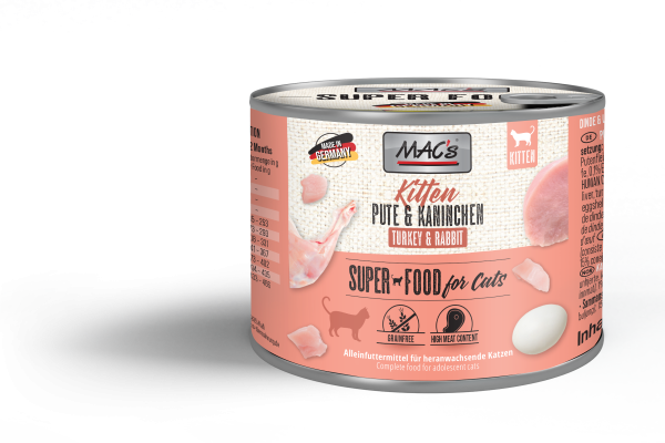 Kitten kalkoen & konijn