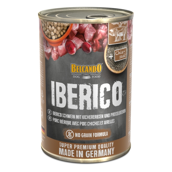 Iberico Schwein mit Kichererbsen und Preiselbeeren