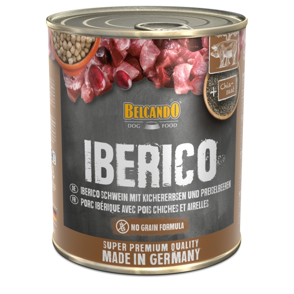 Iberico Schwein mit Kichererbsen und Preiselbeeren