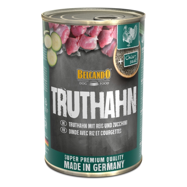 Truthahn mit Reis und Zucchini