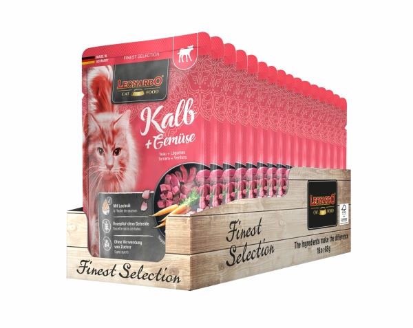 Kalfsvlees + groenten 16 x 85g