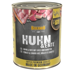 Huhn & Ente mit Hirse und Karotten