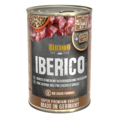 Iberico Schwein mit Kichererbsen und Preiselbeeren