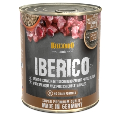 Iberico Schwein mit Kichererbsen und Preiselbeeren