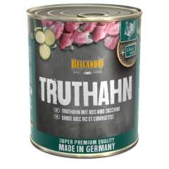 Truthahn mit Reis und Zucchini