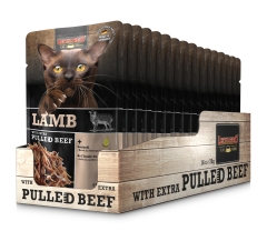 Lamb with extra Pulled Beef 70g